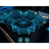 Cuve éclairée en Bleu du Spa Jacuzzi TAHITI de la marque ZigZag SPA