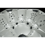 Cuve couleur Blanc perle du Spa Jacuzzi ANTIBES de la marque ZigZag SPA