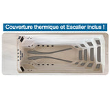 Spa de nage à turbine Bastia de la marque ZigZag SPA