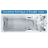 Spa de nage Mono zone EVISA de la marque ZigZag SPA avec 5.8m de longueur