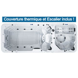 Spa de nage Bi zone PIANA de la marque ZigZag SPA