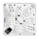 Vue de haut de la cuve du Spa Jacuzzi Saint Tropez de la marque ZigZag SPA