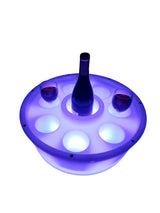 Bar à Led pour Spa / Bar flottant avec emplacement bouteille et verres
