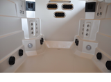 Vue intérieure de la cuve du Spa de nage à turbine BASTIA de la marque ZigZag SPA