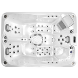 Vue de haut de la cuve du Spa Jacuzzi 3 places Wallis de la marque ZigZag SPA