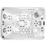 Vue de haut de la cuve du Spa Jacuzzi 3 places Wallis de la marque ZigZag SPA