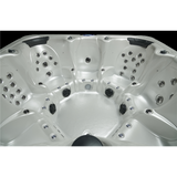 Cuve couleur Blanc perle du Spa Jacuzzi ANTIBES de la marque ZigZag SPA