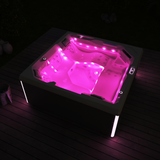 Spa ZEN 5 de chez ZigZag SPA avec lumières roses