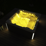 Spa ZEN 5 de chez ZigZag SPA avec lumières jaunes