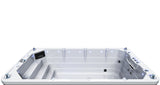 Vue de profil du Spa de nage FIGARI avec tableau de bord Balboa Spa Touch et Led 